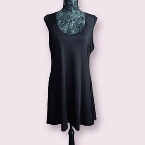 Black Simple Sleeveless Dress